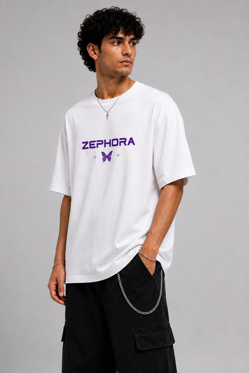 Zephora Butterfly Effect Graphic Oversized T-Shirt