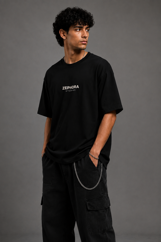 Zephora Built in Silence Graphic Oversized T-Shirt
