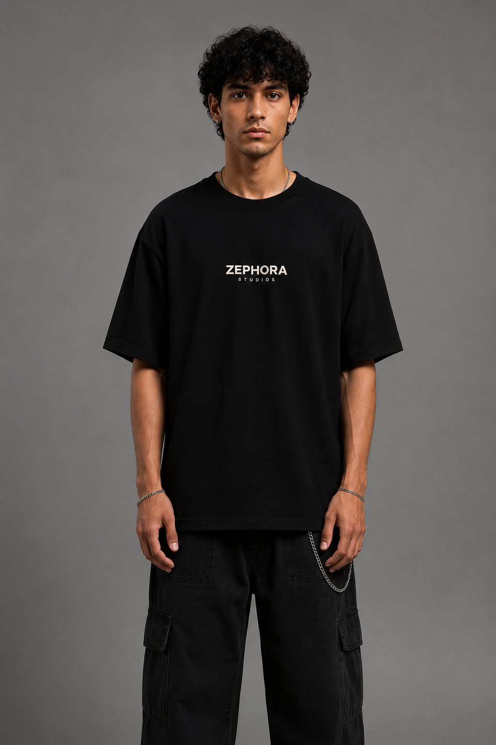 Zephora Built in Silence Graphic Oversized T-Shirt