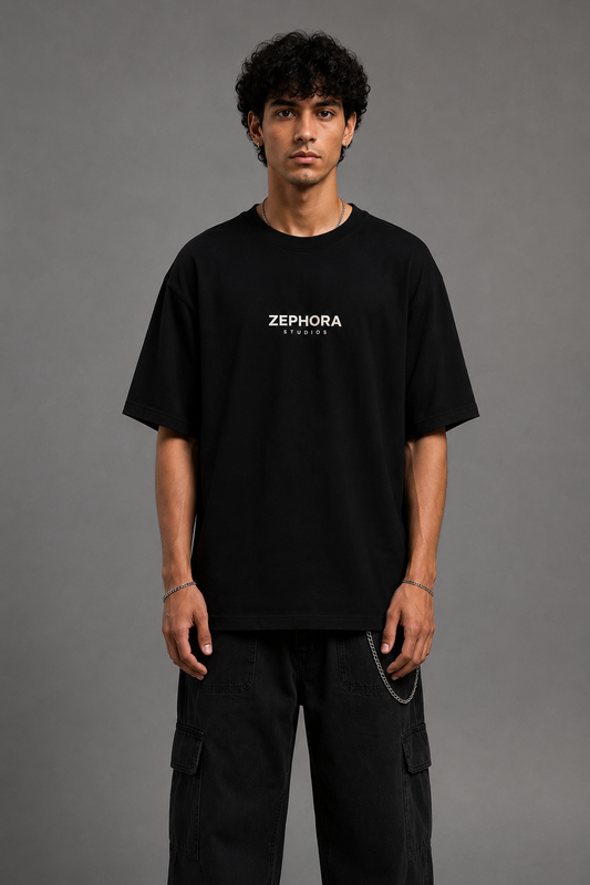 Zephora Built in Silence Graphic Oversized T-Shirt